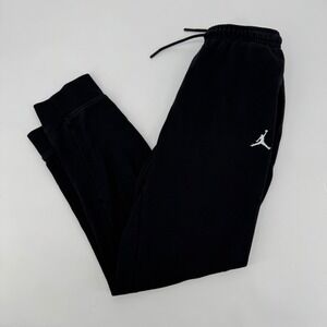 Jordan Boys Black Fleece Jogger Sweatpants Size L 12-13Y D234-023